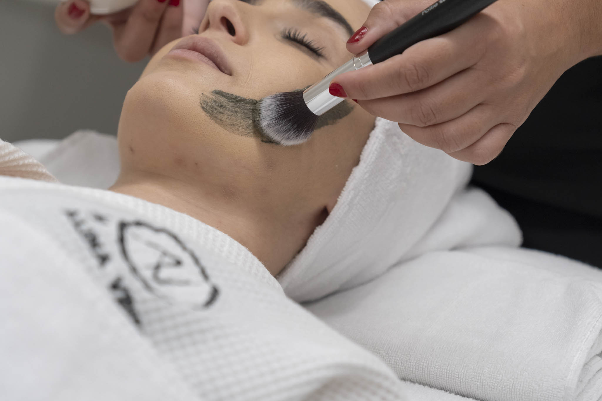 Higiene facial-pincel