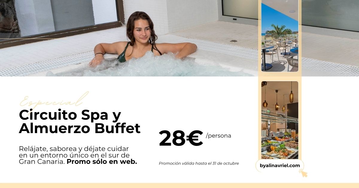 Promoción Cicuito Spa y Buffet - By Alina Vriel